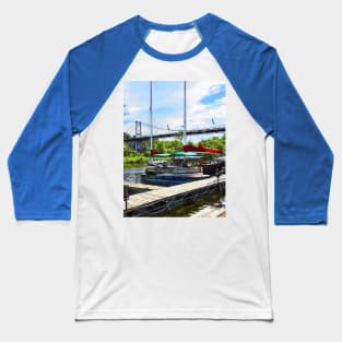 Kingston NY - Bridge Over Rondout Creek Baseball T-Shirt